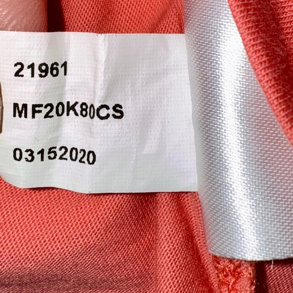 Peter Millar Polo Shirt Solid Aqua MF20K80CS (Orange) Cotton Men''s Size - Large - Picture 10 of 10